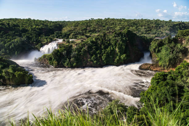 Bottom of the falls at Murchison Falls National Park